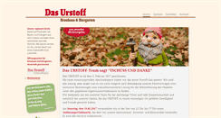 Desktop Screenshot of das-urstoff.de